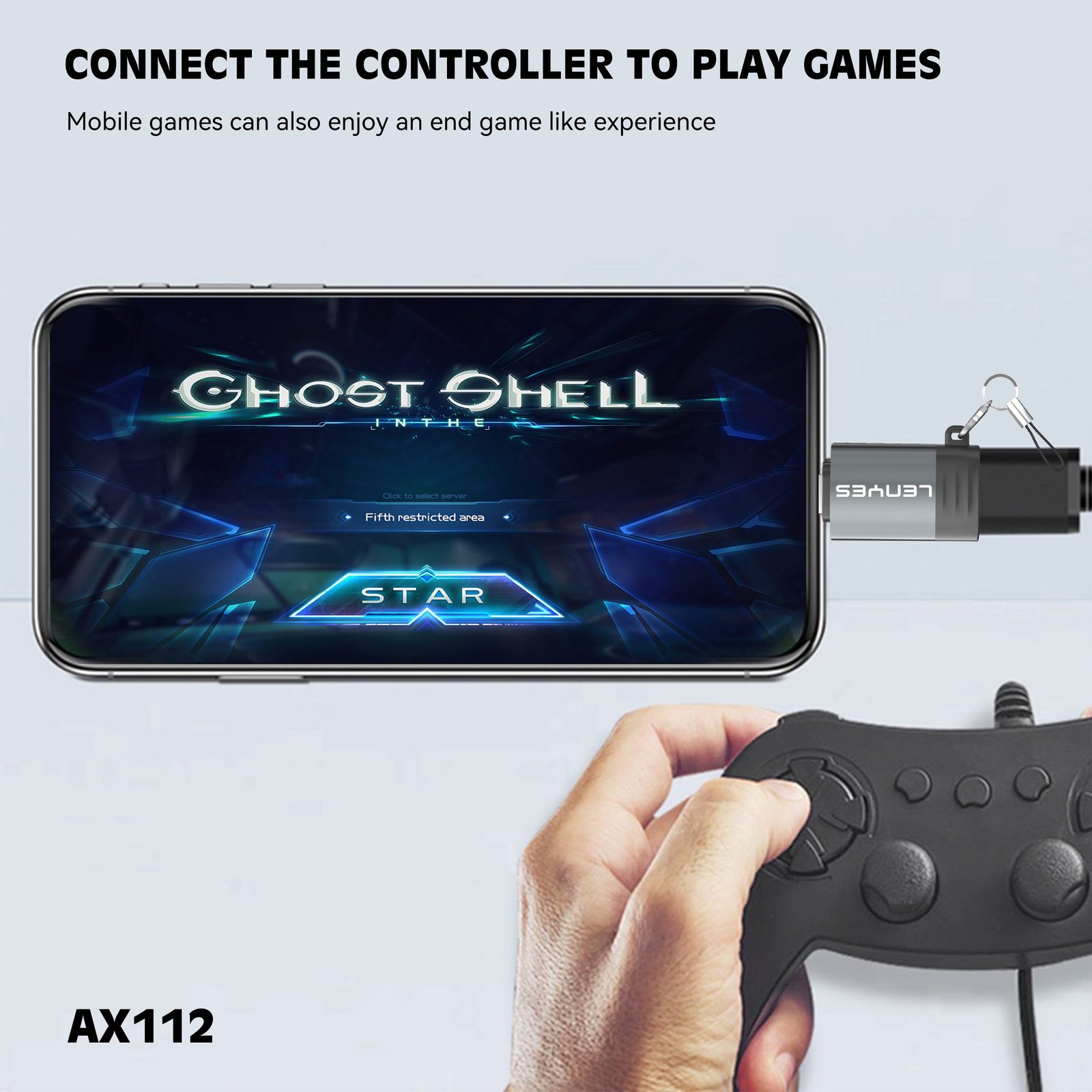 Adaptador OTG Lenyes AX112 Lightning vista 4