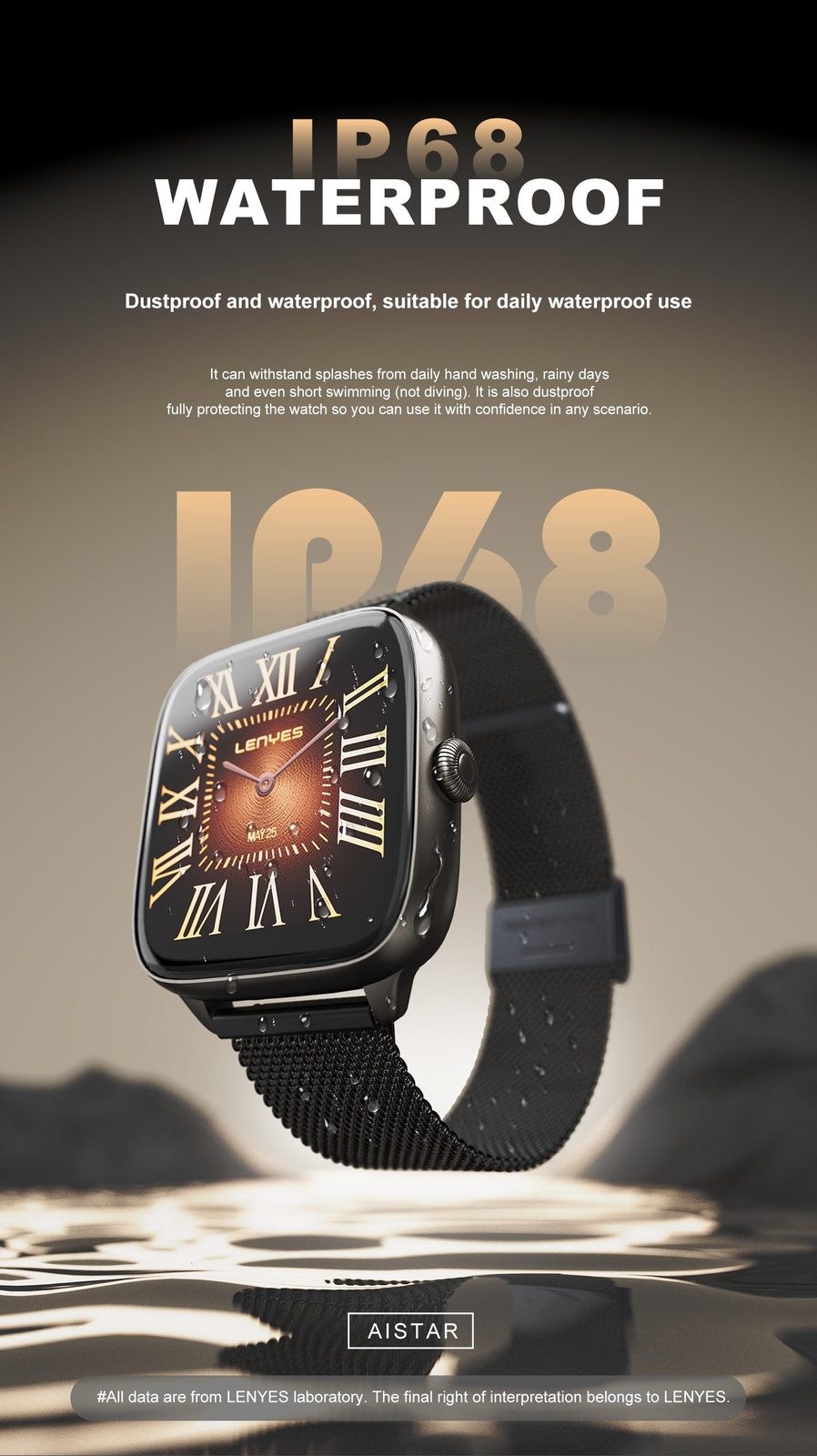 Lenyes AISTAR Smartwatch con Asistente de IA vista 5