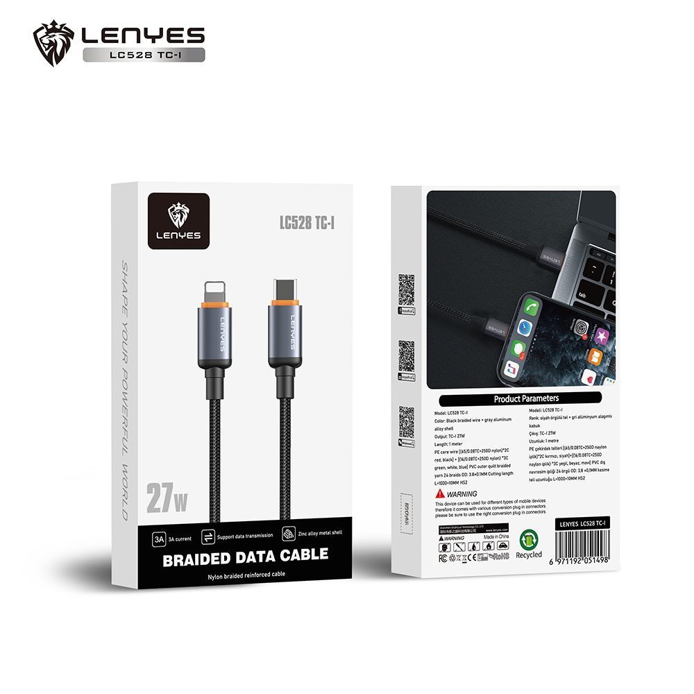 Cable Lenyes LC528 Carga Rápida 27W-60W vista 4