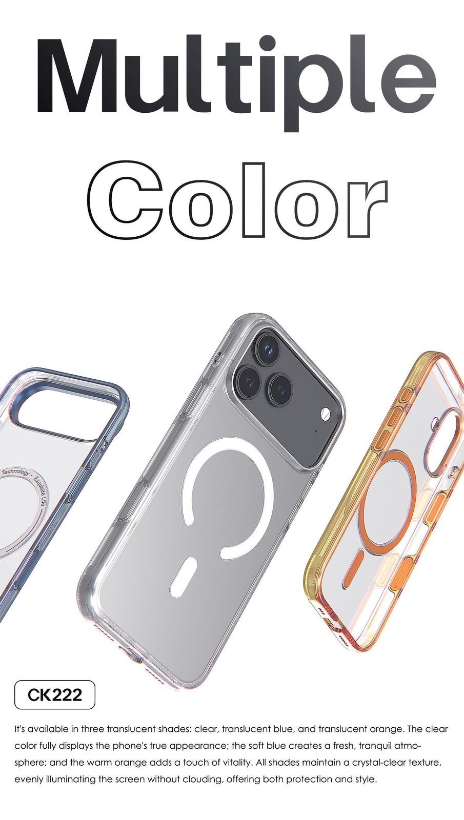 Funda Lenyes Crystal Armor para iPhone CK222 vista 6