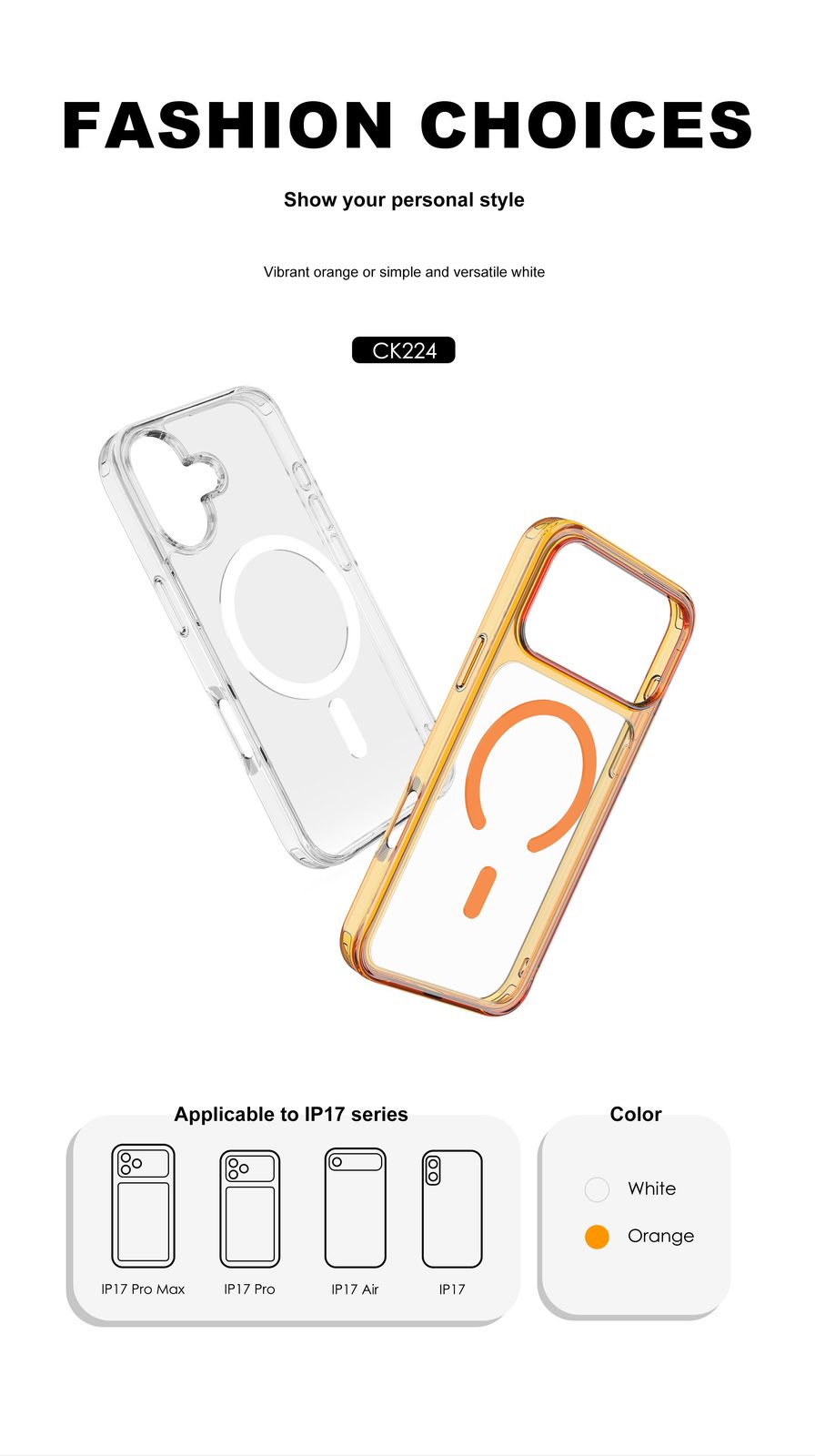 Funda Lenyes Crystal Guard para iPhone CK224 vista 6