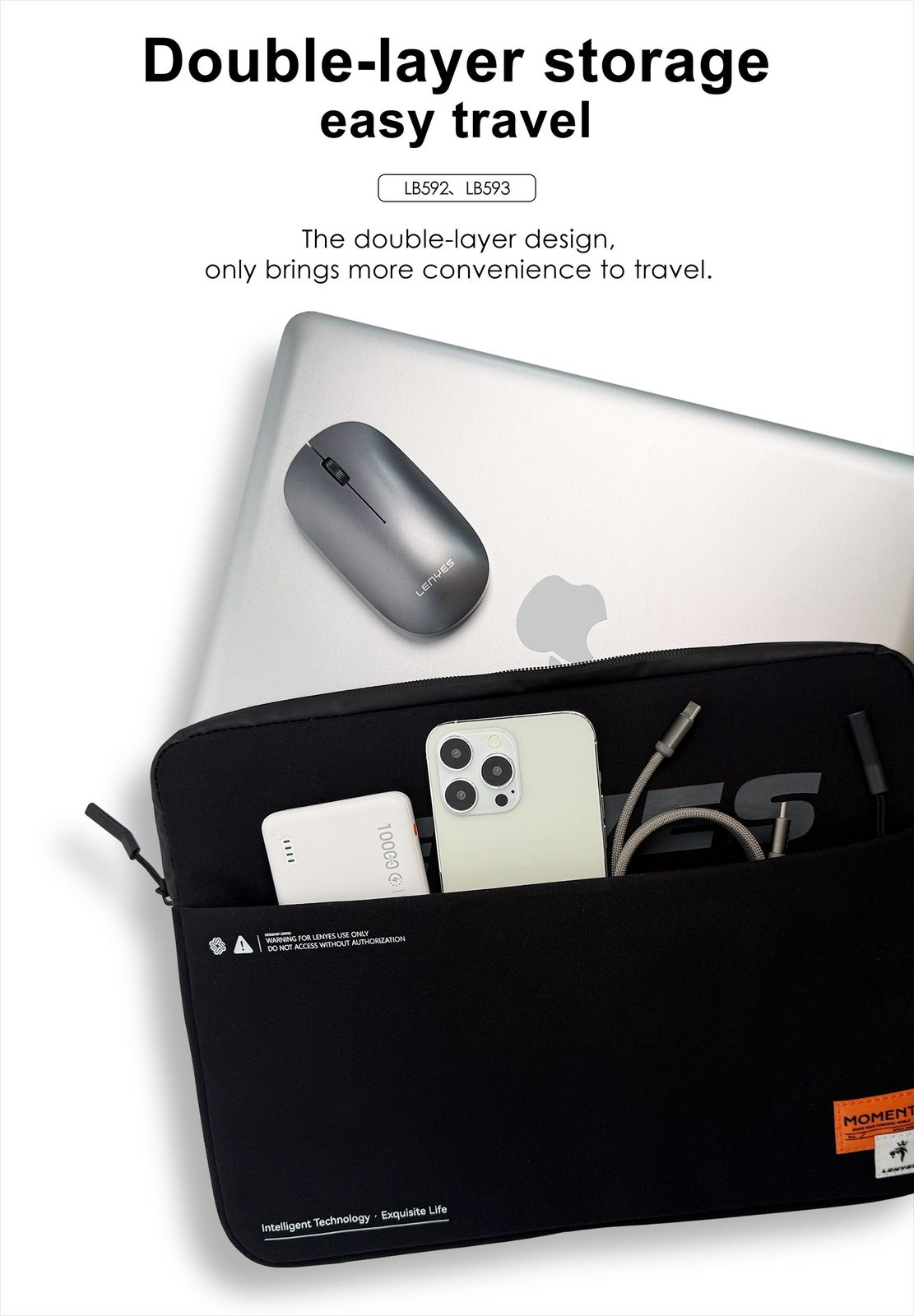 Funda Lenyes LB592 13-14" para Portátil vista 6