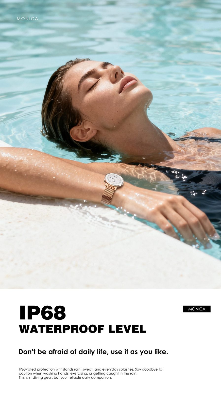 Lenyes MONICA Smartwatch Ultra-Fino AMOLED vista 4