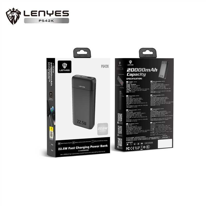 Powerbank Lenyes P541K con Cables Integrados vista 4