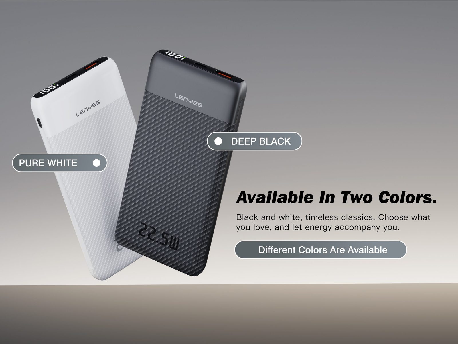 Powerbank Lenyes P542K con Cables Integrados vista 3