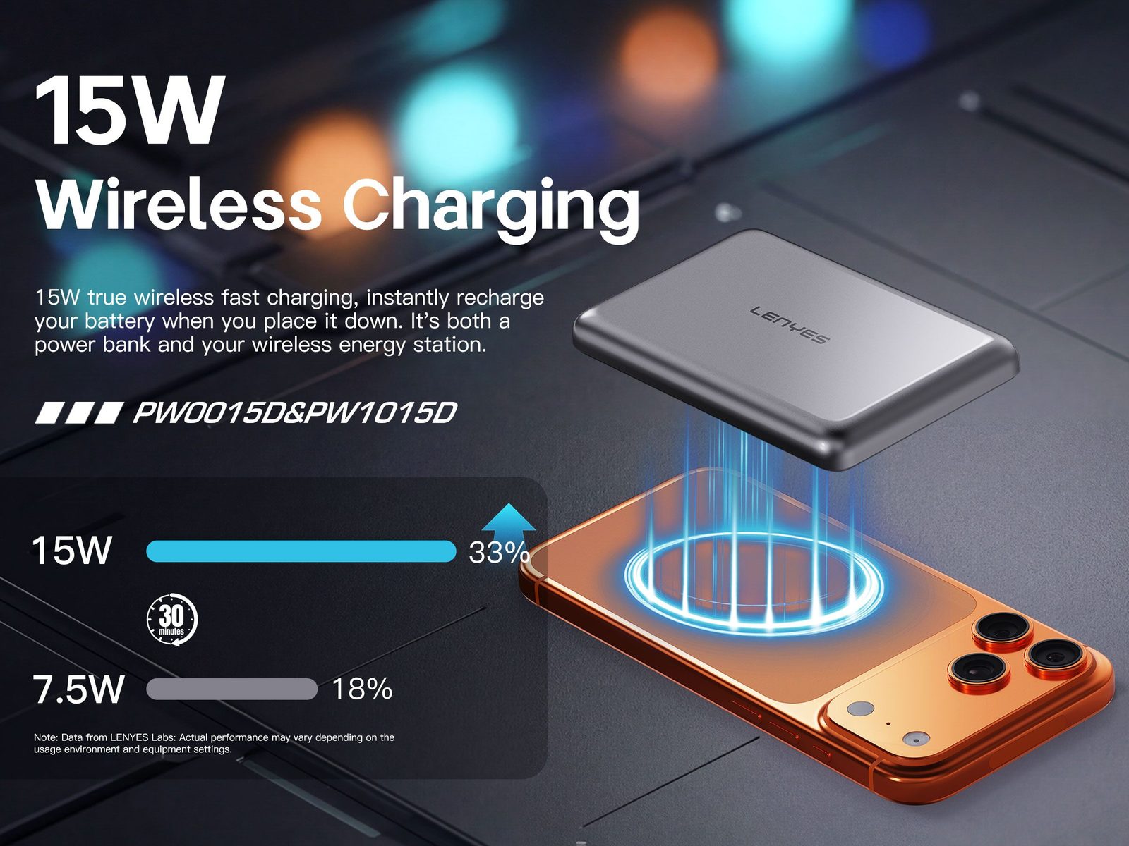 Powerbank Lenyes PW1015D Ultrafino 10.000mAh vista 6