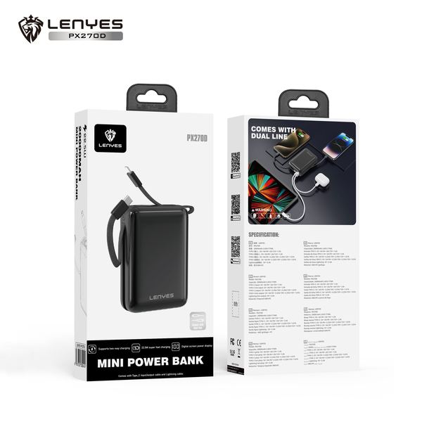 Powerbank Lenyes PX170D 10.000mAh