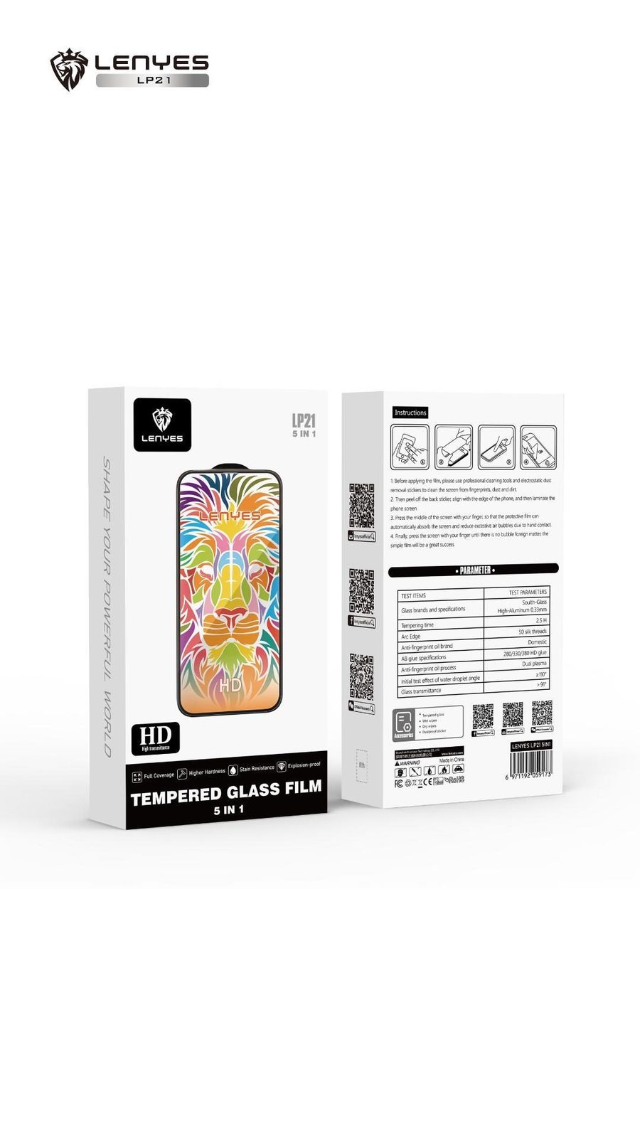Protector de Cristal Templado Lenyes LP21 vista 6