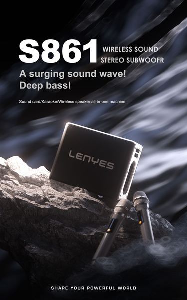 Lenyes S861 Altavoz Karaoke Profesional 150W