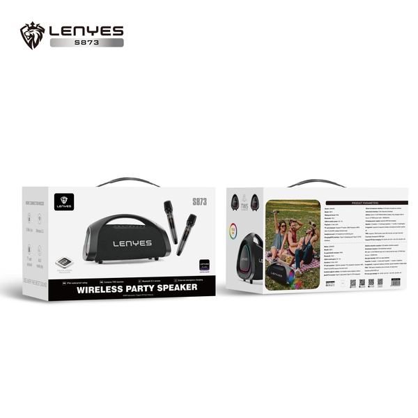 Lenyes S873 Altavoz Premium Alta Resolución IPX6