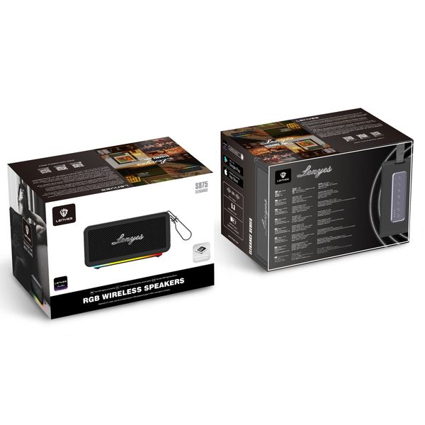 Lenyes S875 Altavoz Inalámbrico Potente IPX6 TWS