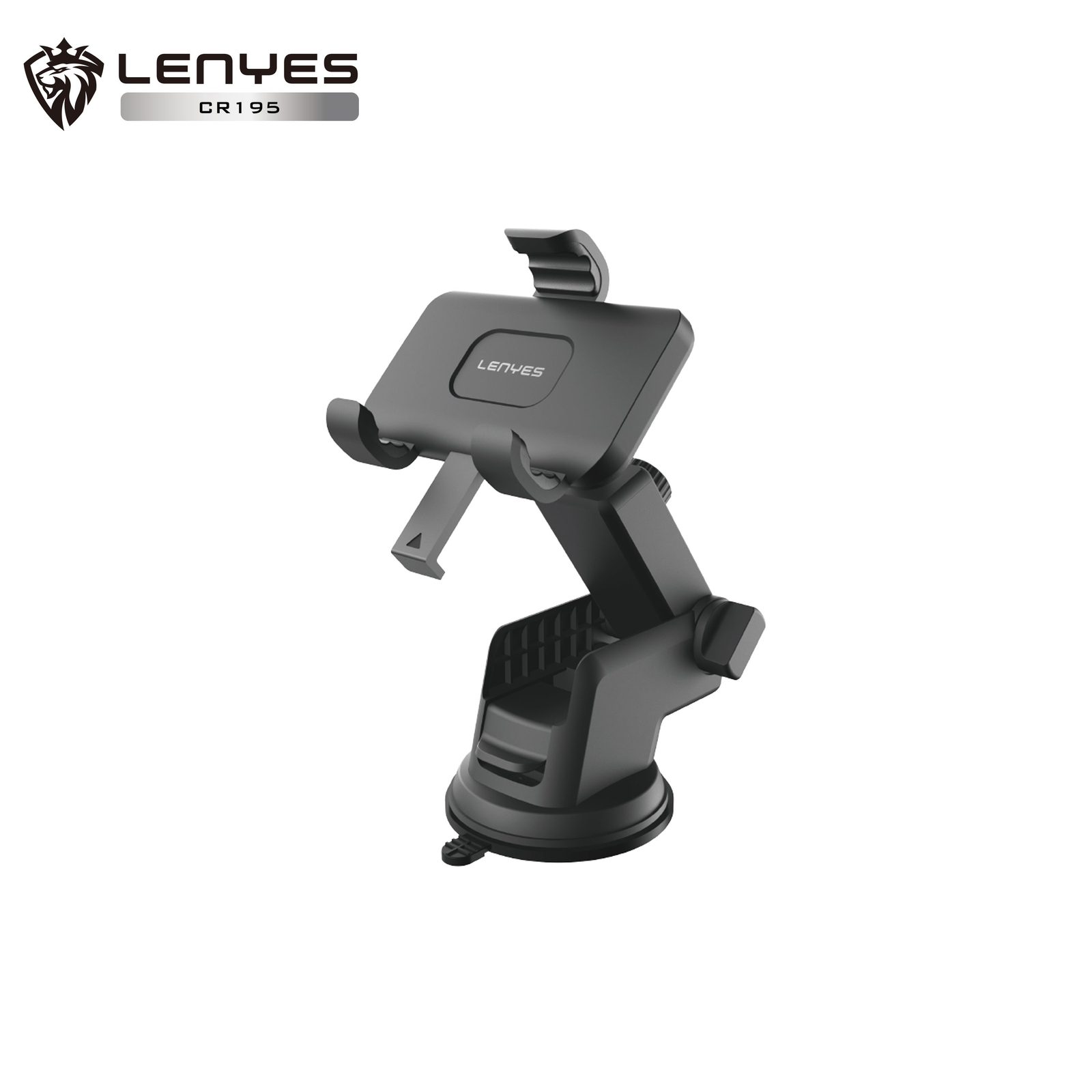Soporte de Coche Lenyes CR195 Triangular Ventosa Nano vista 4