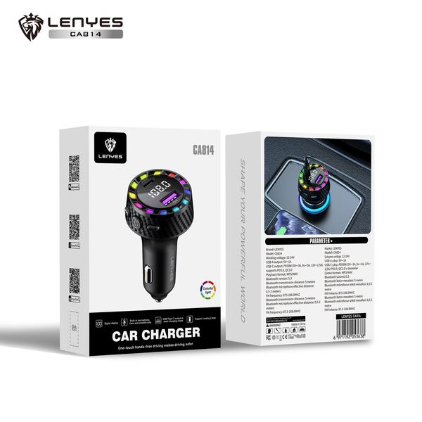 Transmisor de Coche Lenyes CA814 Bluetooth